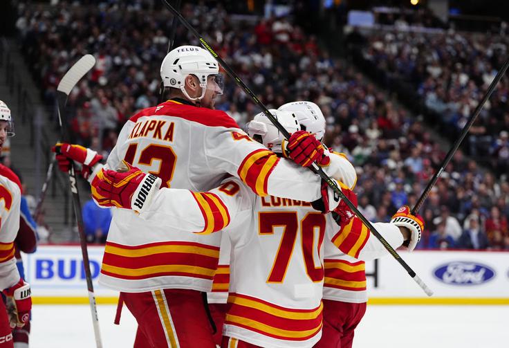 Calgary Flames so po preobratu premagali Colorado. | Foto: Reuters