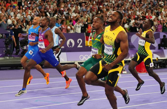 V moškem sprintu v Parizu so o zmagovalcu odločali milimetri. | Foto: Reuters