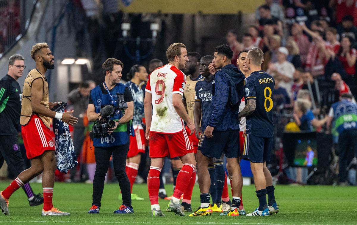 Real Madrid : Bayern München | Po tekmi se je veliko govorilo o Harryju Kanu in Judu Bellinghamu. | Foto Guliverimage