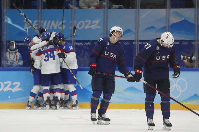 Slovaška ZDA četrtfinale OI | Slovaki so v boju za polfinale izločili Američane. | Foto Guliverimage