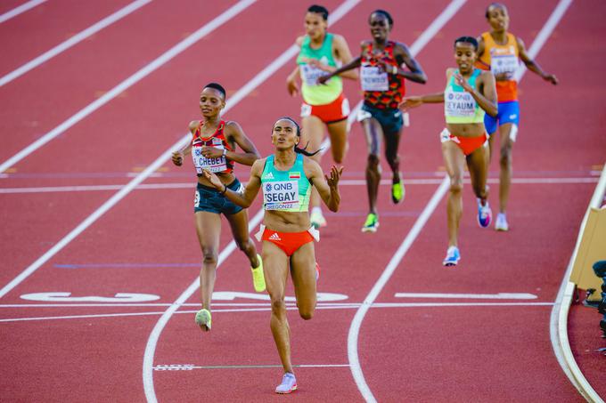 Gudaf Tsegay je po srebru na 1.500 metrov postala še svetovna prvakinja. | Foto: Guliverimage/Vladimir Fedorenko