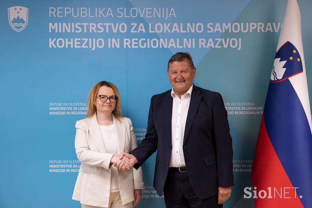 Monika Kirbiš Rojs in Aleksander Jevšek
