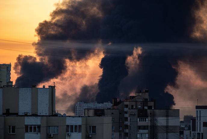 V ruskem napadu na Kijev ubitih najmanj 14 ljudi
