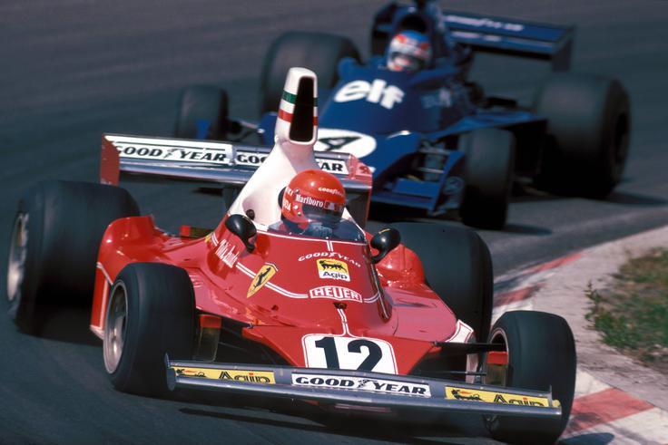 Niki Lauda v Ferrariju iz leta 1975 | Foto: Reuters