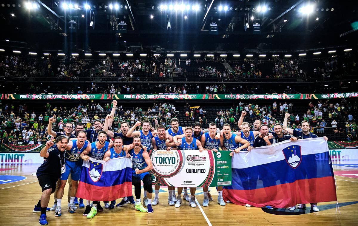Slovenija : Litva, kvalifikacije za olimpijske igre | Slovenci so si priborili prvi nastop na olimpijskih igrah! | Foto Hendrik Osula/FIBA