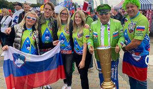 Vročica narašča, Slovenci ogrevajo glasilke pred finalom #video