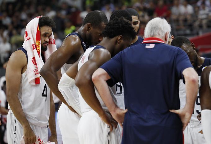 Košarkarji ZDA se bodo v domovino vrnili brez medalje. | Foto: Reuters