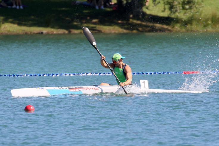 Anže Pikon za uvrstitvijo v finale A zaostal pol sekunde. | Foto: Kajakaška zveza Slovenije