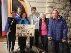 Protestni shod Novo mesto