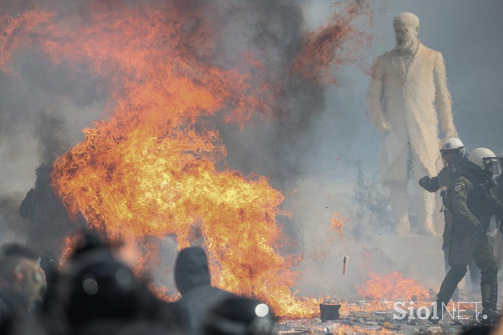 protesti Grčija