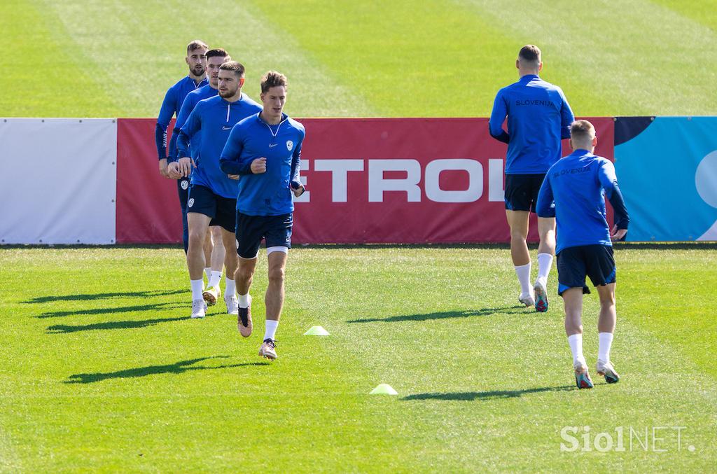 Trening Slovenska nogometna reprezentanca Brdo