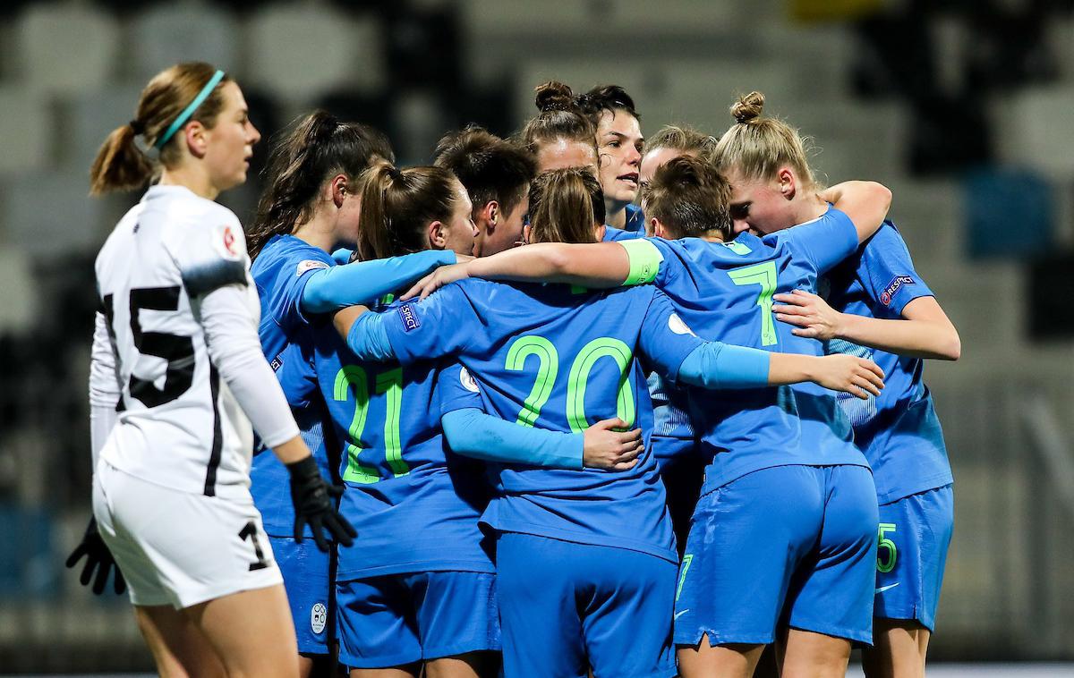 slovenska ženska nogometna reprezentanca, Slovenija : Estonija, december 2020 | Slovenke so v Estoniji slavile s 4:0. | Foto Sportida