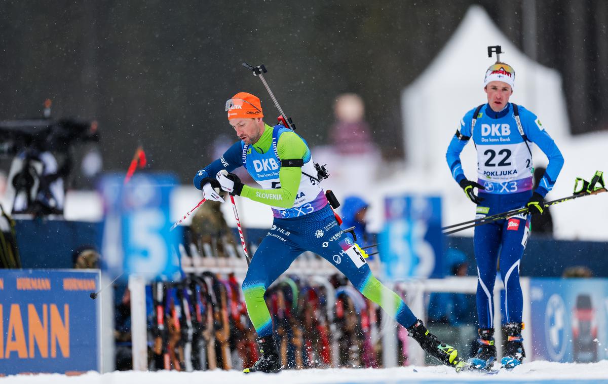 Jakov Fak, Pokljuka 2025 | Četrtkov zmagovalec Jakov Fak je danes na skupinskem startu zasedel 19. mesto. | Foto Aleš Fevžer