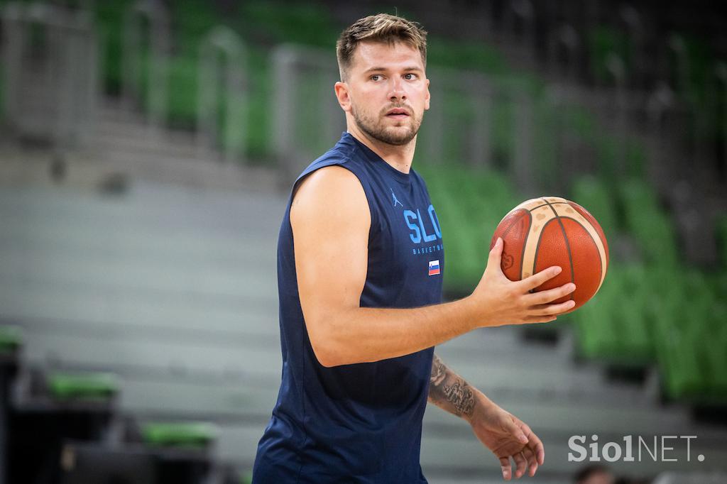 slovenska košarkarska reprezentanca trening