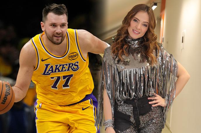 Luka Dončić, Nina Pušlar | Nina Pušlar se je odpravila v New York, kjer si je ogledala mesto in zmagovito predstavo Luke Dončića z Lakersi. | Foto Guliverimage, STA