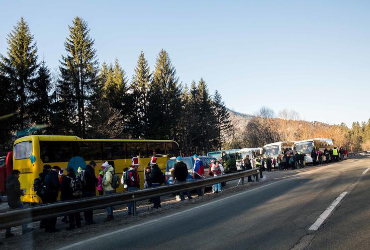 Največ avtobusov pričakujemo v soboto. | Foto: Vid Ponikvar