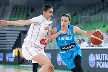 slovenska ženska košarkarska reprezentanca : Črna gora, pripravljalna tekma, Teja Oblak