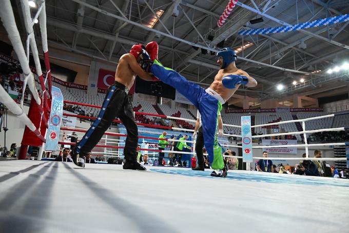 Urh Černivšek je v polnem kontaktu osvojil bron. | Foto: Kickboxing zveza Slovenije