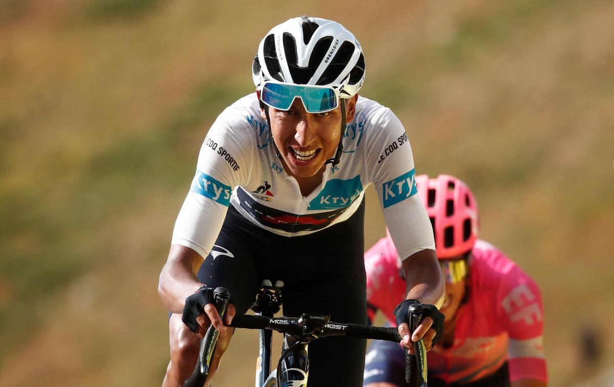 Egan Bernal | Egan Bernal je želel ubraniti zmago na Touru, a slovenska kolesarja sta bila zanj premočna. | Foto Reuters