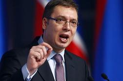 V Beogradu protestniki zahtevali odstop premierja Vučića