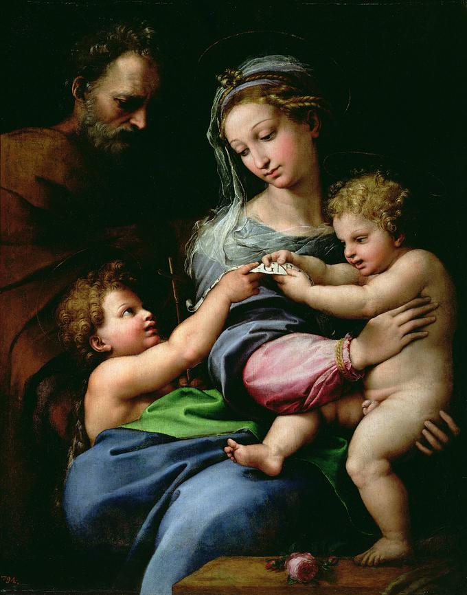 Sliko iz začetka 16. stoletja (okoli leta 1518), ki velja za eno od številnih upodobitev Marij, ki jih je naslikal Rafael, so s pomočjo umetne inteligence analizirali strokovnjaki v Združenem kraljestvu. | Foto: Profimedia