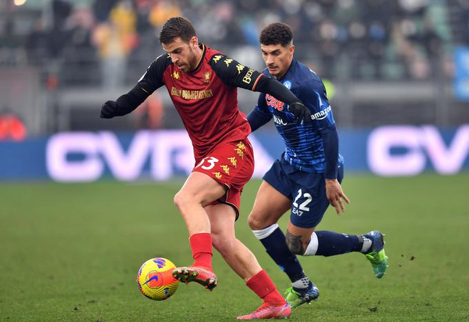 Domen Črnigoj je proti Napoliju odigral 70 minut. | Foto: Reuters