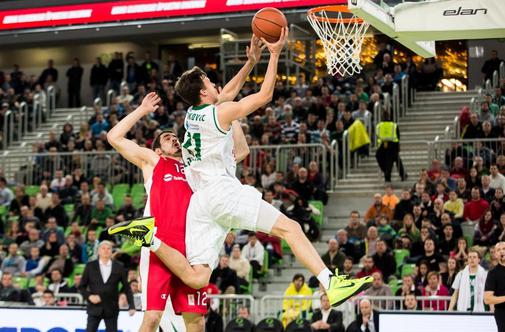 Olimpija le ogrozila rekorden niz Crvene zvezde, ki zdaj znaša že 16 zmag
