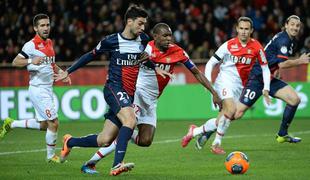 PSG spet po zaslugi Ibrahimovića, Monaco dobil derbi proti Lyonu