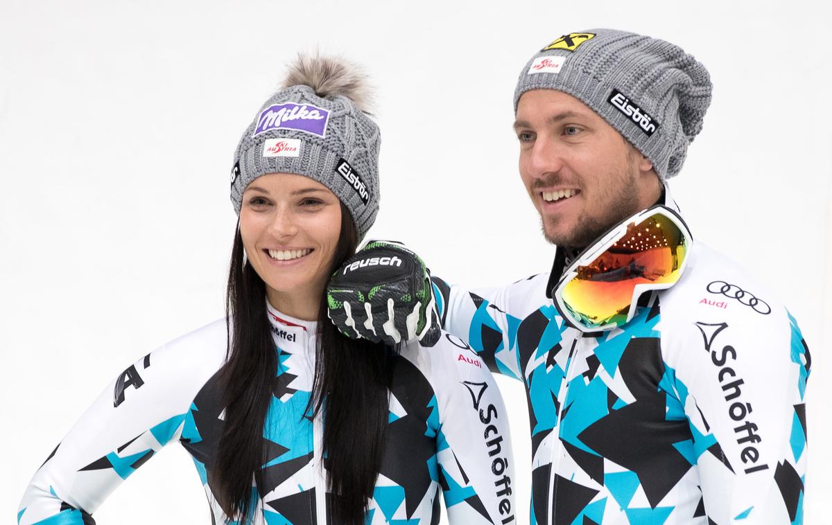 Anna Veith in Marcel Hirscher | Anna Veith in Marcel Hirscher sta vključeni v avstrijsko reprezentanco. | Foto Sportida