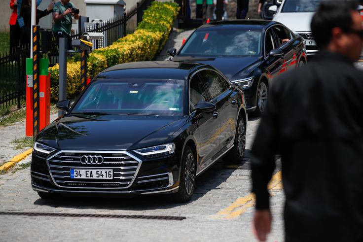 Ukrajinska delegacija se je po lastnih navedbah pred tem srečala s predstavniki Nemčije, Italije in Združenega kraljestva z namenom "uskladitve pozicij".  | Foto: Reuters