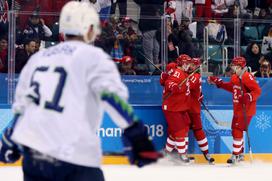 Rusija Slovenija hokej Pjongčang