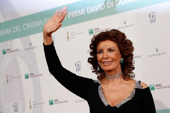 80 let Sophie Loren (foto)