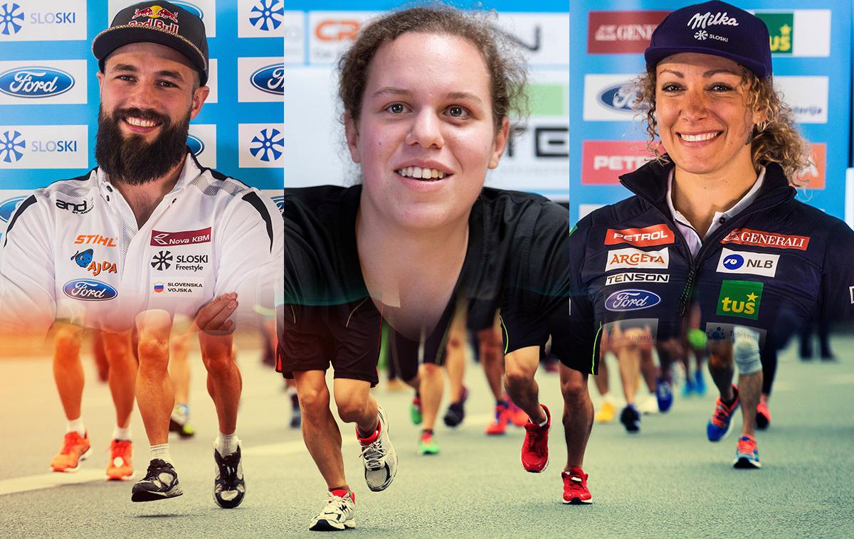 anketa maraton | Kako na tek gledajo Filip Flisar, Ema Kozin in Ilka Štuhec? | Foto Sportida