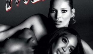 Razgaljeni Kate Moss in Naomi Campbell