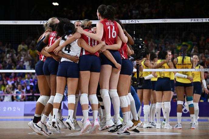 odbojka, olimpijske igre | Američanke so Brazilke premagale s 3:2 in bodo branile olimpijsko zlato. | Foto Reuters