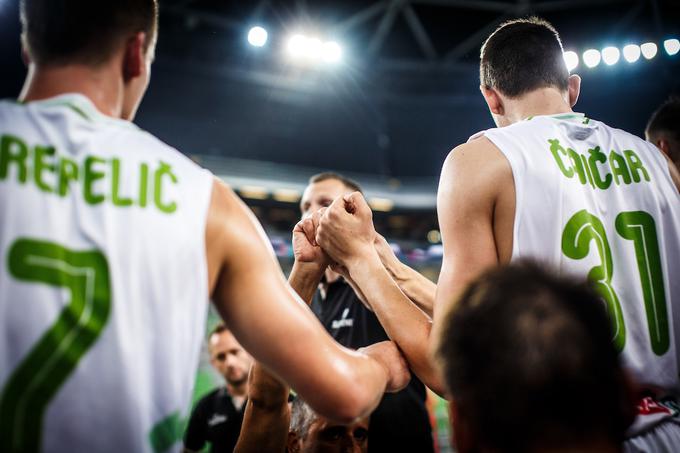 Slovenski košarkarji so na devetih pripravljalnih tekmah vpisali osem zmag in en poraz. | Foto: Grega Valančič/Sportida