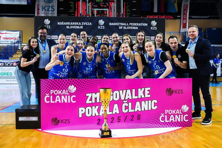 Cinkarna Celje so še osmič zaporedoma osvojile slovenski pokal. | Foto: Filip Barbalić