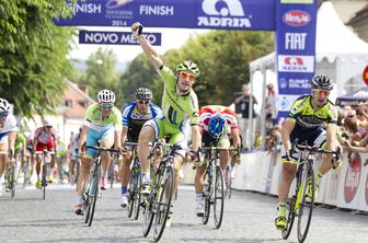 Winner in Novo mesto Viviani, overall winner Machado