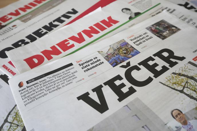 Večer in Dnevnik | Postopek združitve Dnevnika in Večera je ustavljen. | Foto STA