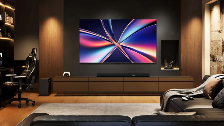 S televizorjem Hisense dnevna soba postane središče nogometnega dogajanja. | Foto: Gorenje GSI