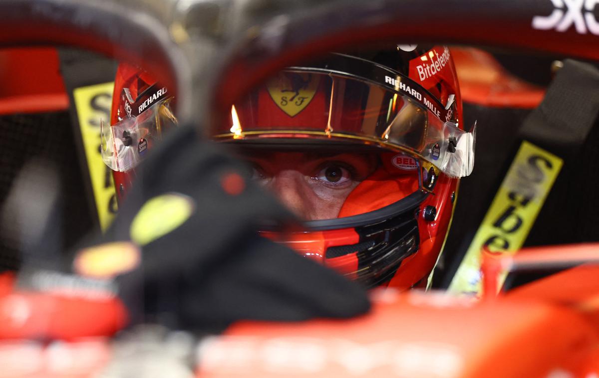 Abu Dabi Carlos Sainz Ferrari | Carlos Sainz je končal kvalifikacije že v prvem delu. | Foto Reuters