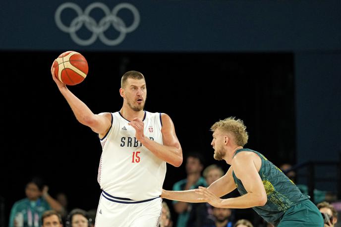 Nikola Jokić | Nemci so prvi polfinalisti olimpijskega turnirja v košarki. Tako se je veselil Moritz Wagner. | Foto Reuters