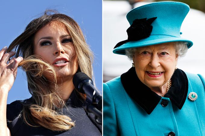 Kraljica bo predvidoma letos poleti gostila predsednika ZDA Donalda Trumpa in njegovo ženo Melanio. | Foto: Getty Images