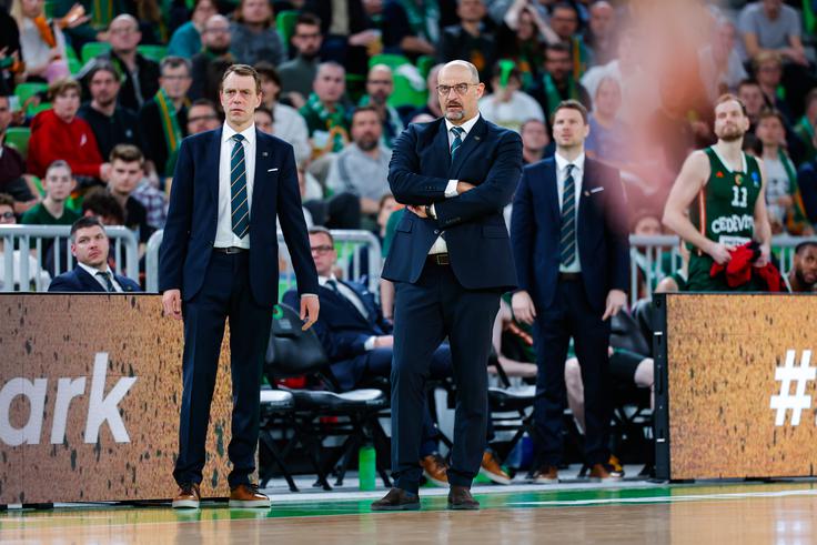 Zvezdan Mitrović je Olimpijo še drugič popeljal v četrtfinale Eurocupa. | Foto: Aleš Fevžer