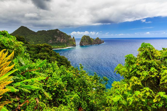 Pago Pago | Zaliv, v katerem se nahaja prestolnica Ameriške Samoe Pago Pago. | Foto Getty Images