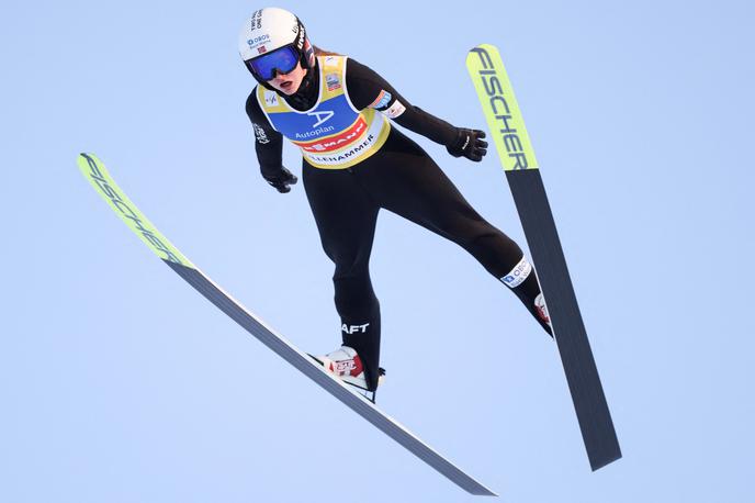Gyda Westvold Hansen | Gyda Westvold Hansen je zmagovalka druge tekme v Lillehammerju.  | Foto Reuters