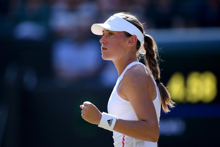 Kaja Juvan se je odlično zoperstavila favorizirani Američanki. | Foto: Getty Images