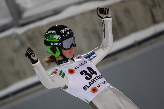 ema klinec sp lahti | Ema Klinec je drugič v karieri zmagala na tekmi poletnega grand prixa. | Foto Reuters