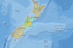 Novo Zelandijo stresel močen potres, sledil mu je cunami