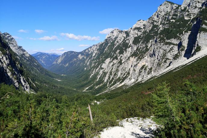 dolina Krma | Cesta v Krmo je končno spet odprta in tako možen vzpon po najkrajši poti do Kredarice in Planike. | Foto Matej Podgoršek